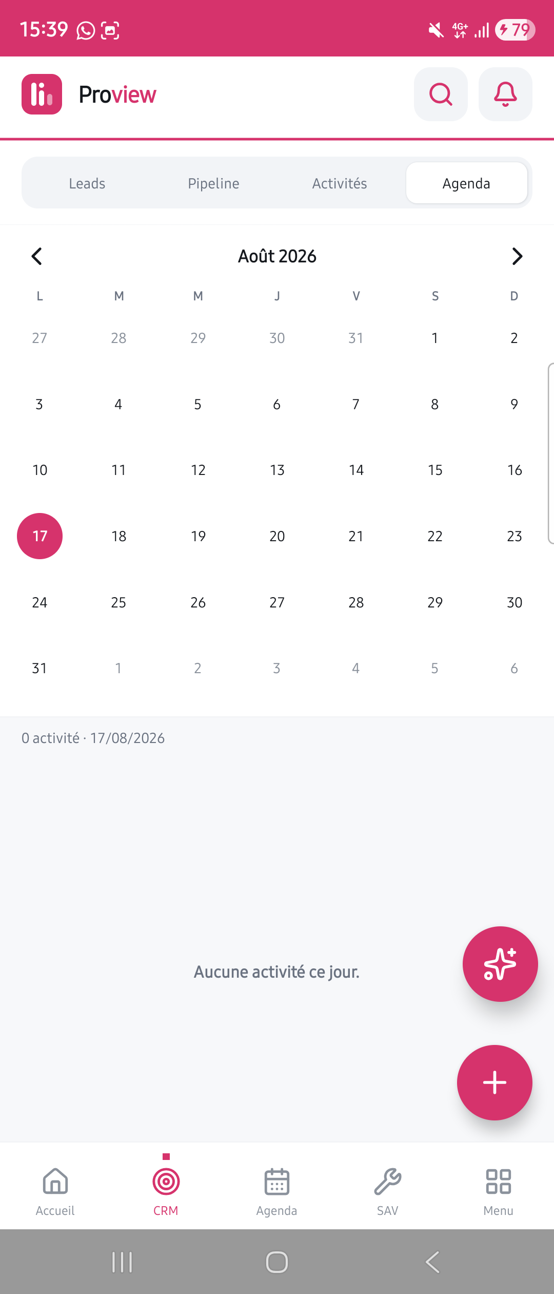 CRM & agenda